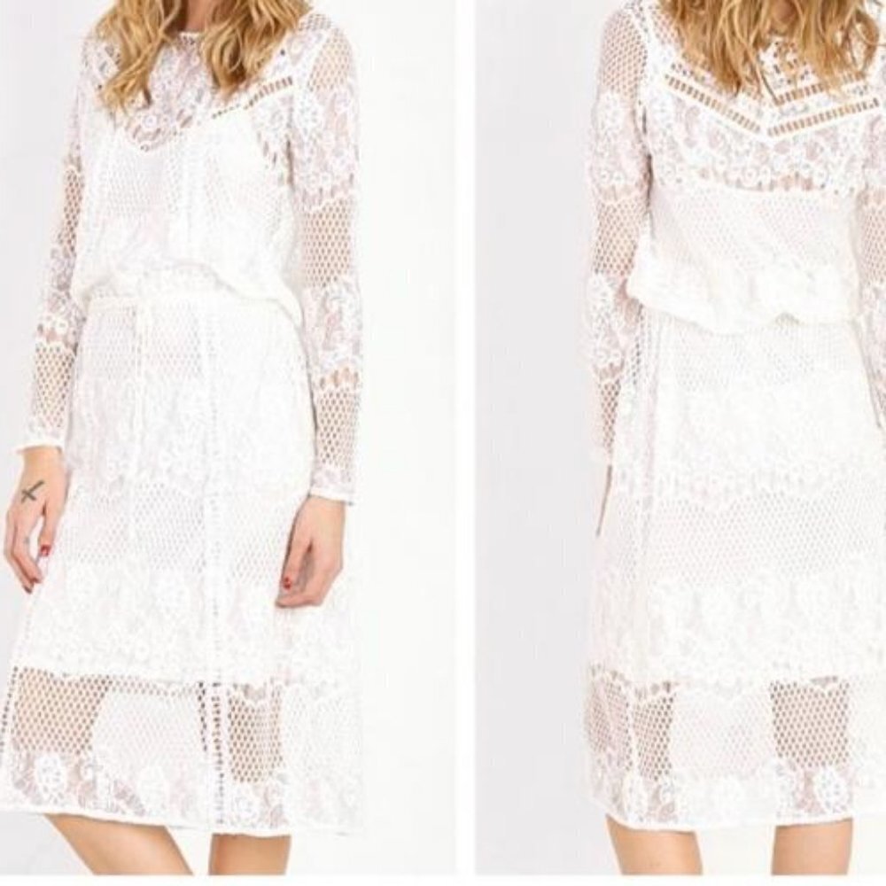 Free People Luna Lace Dress